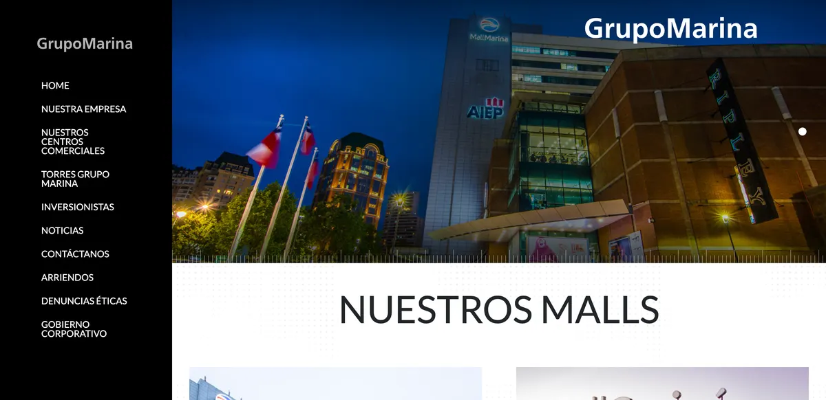 Sitio de Grupo Marina